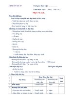 GIÁO ÁN THỰC HÀNH SỐ 7 - PHỤC VỤ SÚP ppt