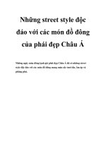 Những street style độc đáo với các món đồ đông của phái đẹp Châu Á pdf