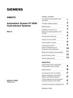 SIEMENS - SIMATIC Automation System S7-400H Fault-tolerant Systems pptx