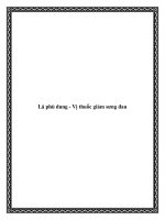 Lá phù dung - Vị thuốc giảm sưng đau pptx