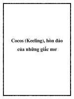 Cocos (Keeling), hòn đảo của những giấc mơ doc