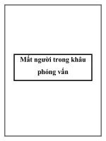 Mất người trong khâu phỏng vấn pdf