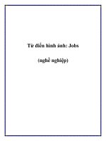 Từ điển hình ảnh: Jobs (nghề nghiệp) docx
