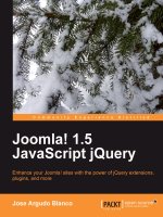 Joomla! 1.5 JavaScript jQuery doc