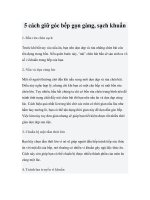 5 cách giữ góc bếp gọn gàng, sạch khuẩn potx