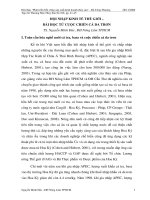 Chính sách ngoại thương: hoi nhap kinh te ca tra basa