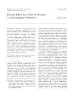 Business Ethics and Moral Motivation: A Criminological Perspective doc