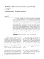 Aesthetic Microtia Reconstruction with Medpor doc