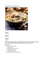 Salad khoai tây hấp dẫn pot