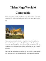 Thăm NagaWorld ở Campuchia ppt