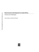 Rural Tourism Development in South Africa potx
