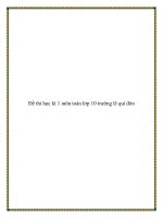 Đề thi học kì 1 môn toán lớp 10 trường lê quí đôn docx