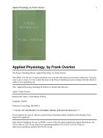 Applied Physiology Including the Effects of Alcohol and Narcotics potx