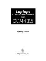 laptops all-in-one desk reference for dummies