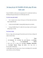 Sử dụng bộ gỡ rối WinDBG để khắc phục lỗi màn hình xanh doc