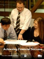 Achieving Financial Success: Big ideas. Small business doc