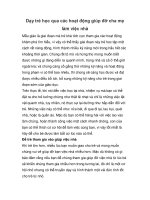 Dạy trẻ học qua các hoạt động giúp đỡ cha mẹ làm việc nhà ppt