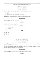 Các bài tập olympic tin học pot