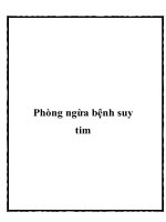 Phòng ngừa bệnh suy tim docx