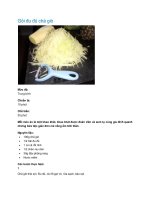 Gỏi đu đủ chả giò pot