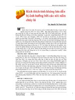 Kích thích tính kháng lưu dẫn bị ảnh hưởng bởi các nòi nấm cháy lá pot