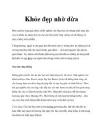 Khỏe đẹp nhờ dừa pot