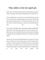 Thực phẩm có lợi cho người già docx