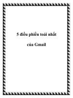 5 điều phiền toái nhất của Gmail pptx