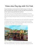 Thăm chùa Ông đẹp nhất Trà Vinh pdf