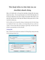 Thủ thuật kiểm tra link thật của các shortlink nhanh chóngHiện có rất nhiều pdf