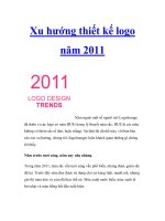 Xu hướng thiết kế logo năm 2011 pptx