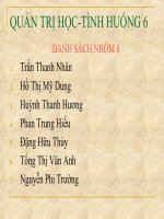 QUẢN TRỊ SỰ THAY ĐỔI TẠI CÔNG TY CP SX – TM –DV SAKI