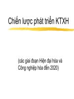 Chiến lược phát triển KTXH pot