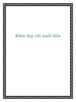 Khỏe đẹp với muối biển potx