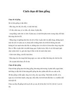 Cách chọn dê làm giống pptx