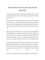 Rút tiết kiệm trước hạn phải chịu lãi suất thấp nhất potx