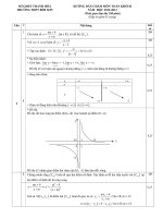 Đề thi thử ĐH môn Toán khối B 2
