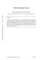 Weak gravitational lensing   m  bartelmann, p  schneider