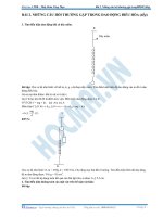 Các câu hỏi thường gặp trong dao động điều hòa phần 2 mở rộng