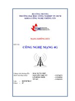 Đề tài: CÔNG NGHỆ MẠNG 4G pot