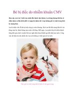 Bé bị điếc do nhiễm khuẩn CMV pptx