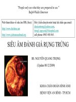 SIÊU ÂM ĐÁNH GIÁ RỤNG TRỨNG docx