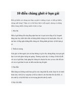 10 điều chàng ghét ở bạn gái docx