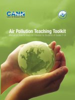 Air Pollution Teaching Toolkit Manual on how to teach Air Pollution to Students of Grade 7–9 ppt