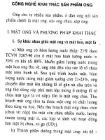 Công nghệ khai thác sản phẩm ong doc