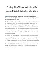 Những điều Windows 8 cần khắc phục để tránh thảm bại như Vista potx