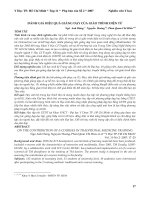 ĐÁNH GIÁ HIỆU QUẢ GIẢNG DẠY CỦA GIÁO TRÌNH ĐIỆN TỬ potx