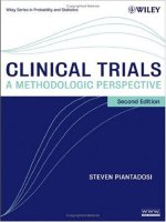 CLINICAL TRIALS A Methodologic Perspective pdf
