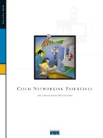 Cisco networking essentials pptx