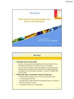 bài giảng phân tích dữ liệu trong nghiên cứu kinh tế và kinh doanh - ts phạm cảnh huy